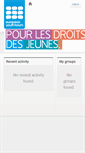 Mobile Screenshot of intranet.youthforum.org