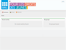 Tablet Screenshot of intranet.youthforum.org
